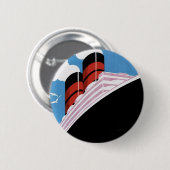 カリフォルニアおよび連合ラインによる旅行 缶バッジ (正面&裏面)