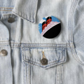 カリフォルニアおよび連合ラインによる旅行 缶バッジ (インサイチュ)