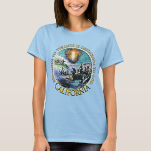 カリフォルニアお茶会のワイシャツ Tシャツ