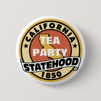 カリフォルニアお茶会の国家 缶バッジ
