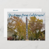 カリフォルニアからのご挨拶: The Davis Needle Postca ポストカード (正面/裏面)