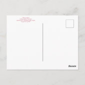 カリフォルニアからのブラッドンズ:センチネル・マンザニータ ポストカード (裏面)