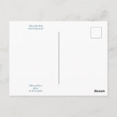 カリフォルニアからのブラッドンズ：パシフィックアイリスシーギャル ポストカード (裏面)