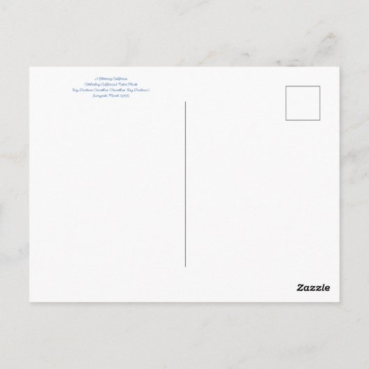 カリフォルニアからのブラッドンズ:レイ・ハートマン・シーノサス ポストカード (裏面)