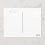 カリフォルニアからのブラッドンズ:沿岸のブッシュルピネ ポストカード (裏面)