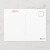 カリフォルニアからのブラッドンズ:6月明るい赤紫色 ポストカード (裏面)