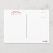 カリフォルニアからのブラームズ:アイランドスナップドラゴンポスト ポストカード (裏面)