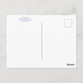 カリフォルニアからのブラームズ:トリコステルマ・ラナタム ポストカード (裏面)