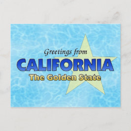 カリフォルニアからの挨拶 ポストカード