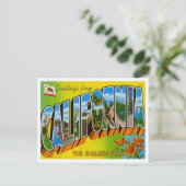 カリフォルニアからの挨拶 ポストカード (スタンド正面)