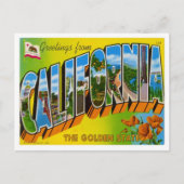 カリフォルニアからの挨拶 ポストカード (正面)