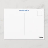 カリフォルニアからの挨拶! ポストカード (裏面)