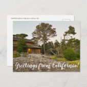 カリフォルニアからの挨拶 ポストカード (正面/裏面)