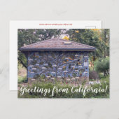 カリフォルニアからの挨拶! ポストカード (正面/裏面)