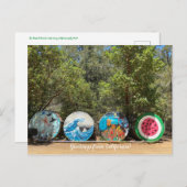 カリフォルニアからの挨拶！ ポストカード (正面/裏面)