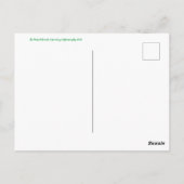 カリフォルニアからの挨拶！ ポストカード (裏面)