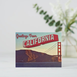 カリフォルニアからの挨拶 ポストカード