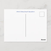 カリフォルニアからの挨拶：海に避難 ポストカード (裏面)