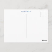 カリフォルニアからの挨拶：海に避難 ポストカード (裏面)