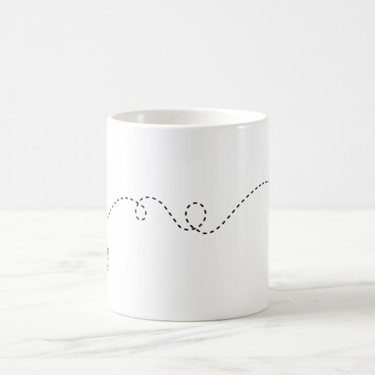 カリフォルニアからアイダホまで – ハート2ハートコーヒーマグ コーヒーマグカップ (中央)