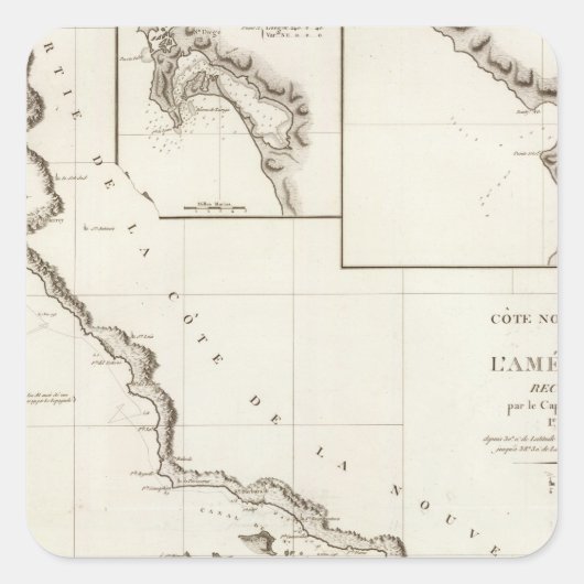 カリフォルニアからエルロサリオ スクエアシール (正面)