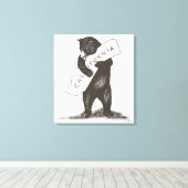 カリフォルニアが大好き キャンバスプリント (インサイチュ (ウッドフロア))