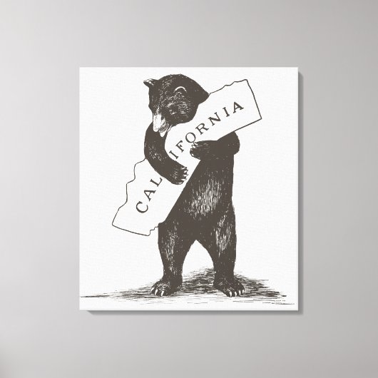 カリフォルニアが大好き キャンバスプリント (正面)