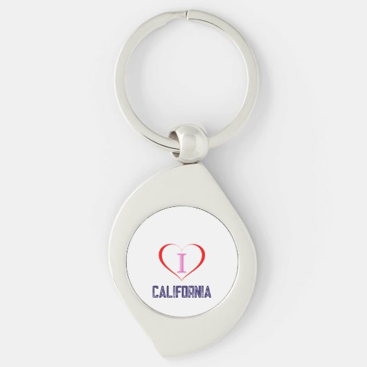 カリフォルニアが大好き キーホルダー (正面)