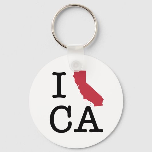 カリフォルニアが大好き キーホルダー (正面)