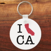 カリフォルニアが大好き キーホルダー (正面)
