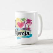 カリフォルニアが大好き コーヒーマグカップ (正面右)