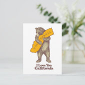 カリフォルニアが大好き ポストカード (スタンド正面)