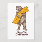カリフォルニアが大好き ポストカード (正面)