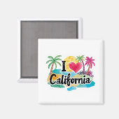 カリフォルニアが大好き マグネット (正面/裏面)