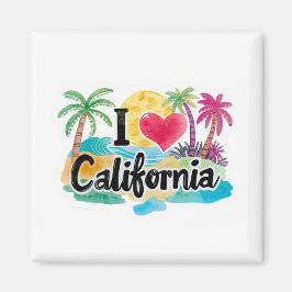 カリフォルニアが大好き マグネット