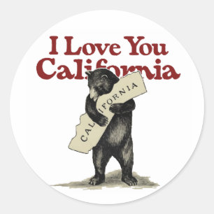 カリフォルニアが大好き ラウンドシール
