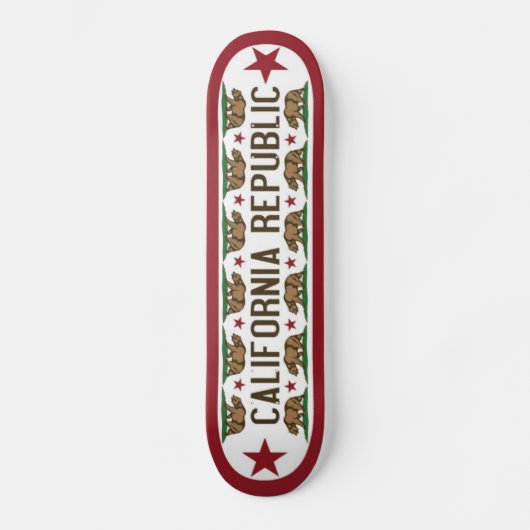 カリフォルニアくまが付いているカリフォルニアスケート板 スケートボード (正面)