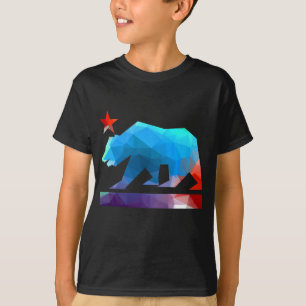 カリフォルニアくまのフラクタル色 Tシャツ