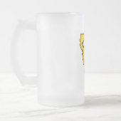 カリフォルニアくまの州記号の曇らされたビールのジョッキ フロストグラスビールジョッキ (左)