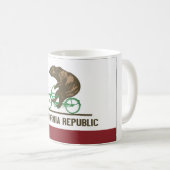 カリフォルニアくまの巡洋艦のバイクのマグ コーヒーマグカップ (正面右)