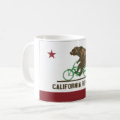カリフォルニアくまの巡洋艦のバイクのマグ コーヒーマグカップ (正面左)