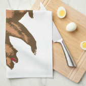 カリフォルニアくま キッチンタオル (四つ折り)