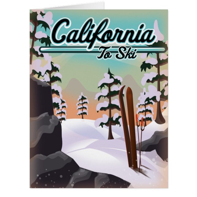 カリフォルニアでスキーを (正面)
