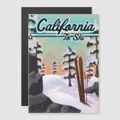 カリフォルニアでスキーを (正面/裏面)