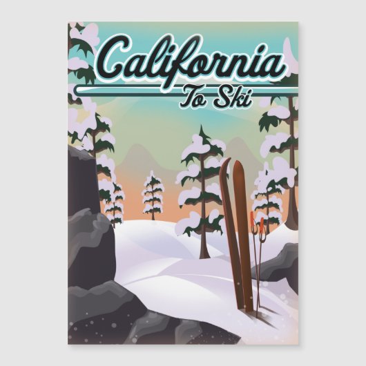 カリフォルニアでスキーを (正面)