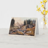 カリフォルニアで採鉱する金ゴールド カード (黄色い花)