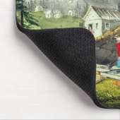 カリフォルニアで採鉱する金ゴールド マウスパッド (コーナー)