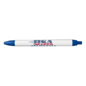 カリフォルニアとアメリカンアイコンペン 黒ボールペン (正面)