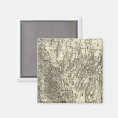 カリフォルニアとネバダの地図 マグネット (正面/裏面)