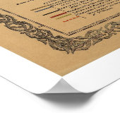 カリフォルニアとネバダの鉄道地図1876 ポスター (角)